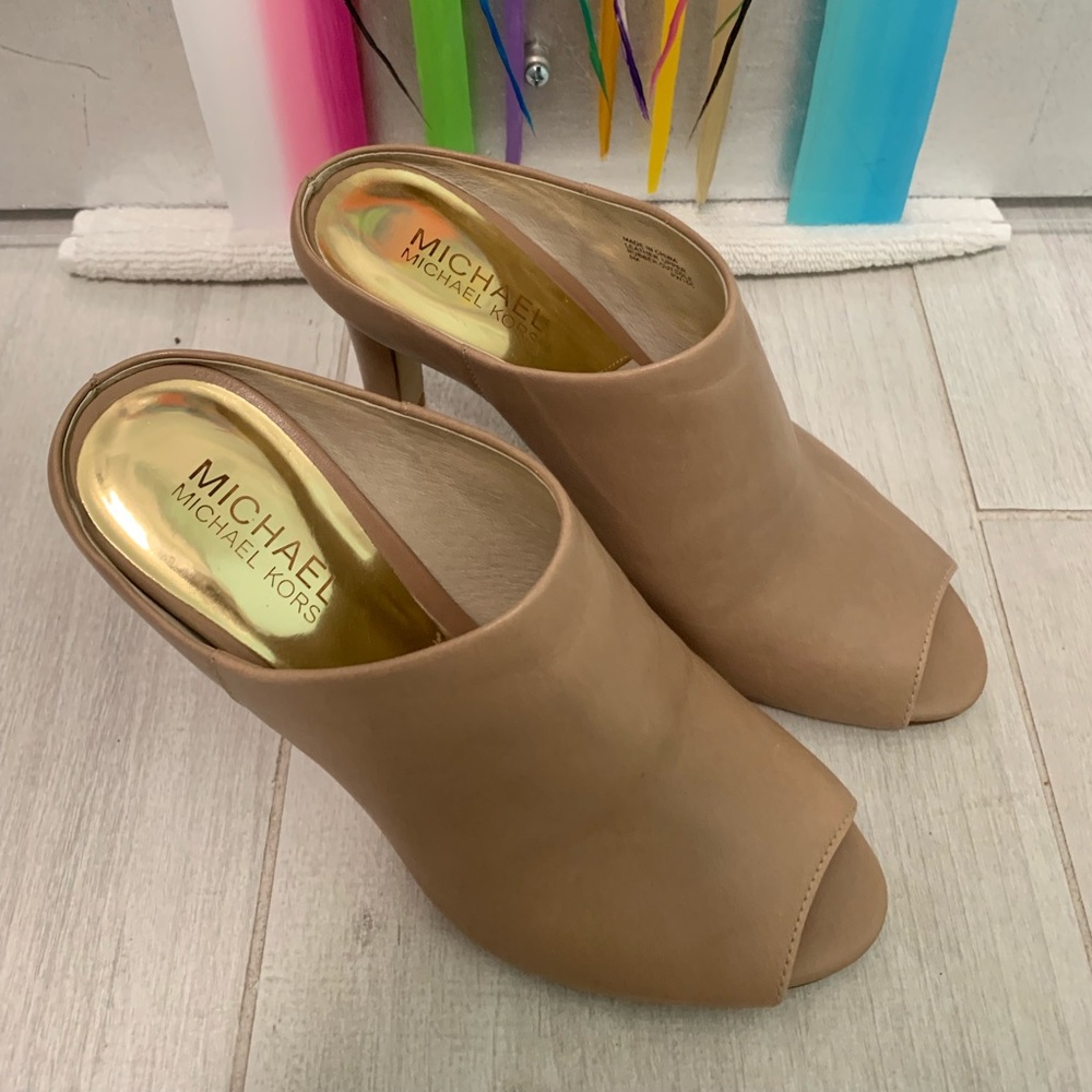 High heel mules